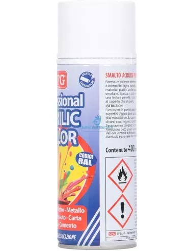 Cfg SP9005 Émail acrylique noir brillant ral 9005 / 400